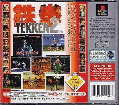 Tekken 2 Platinum - PS1 (B Grade) (Genbrug)